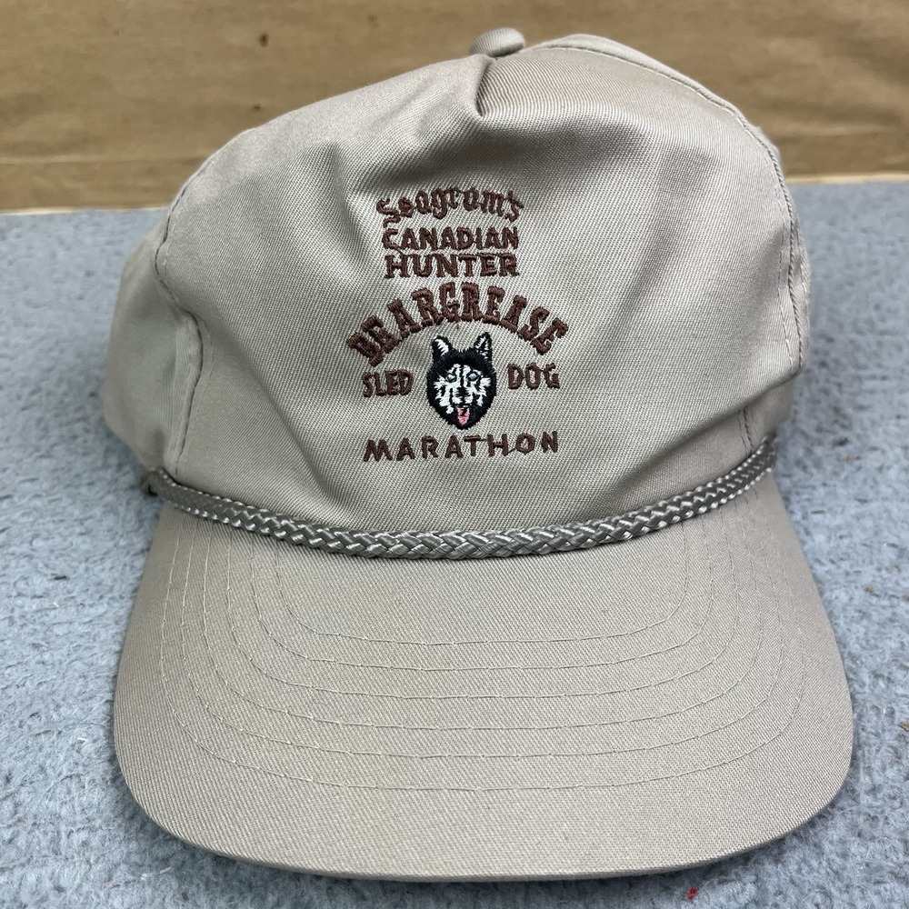 Vintage John Beargrease‎ Dog Sled Dog Marathon Adjustable Baseball Cap Minnesota